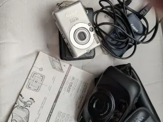 Canon og Yashica kameraer