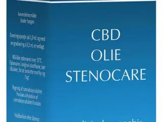 Ny ubrudt Stenocare CBD olie 30 ml.- halv pris