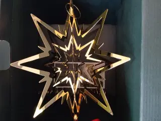 GEORG JENSEN stor forgyldt topstjerne