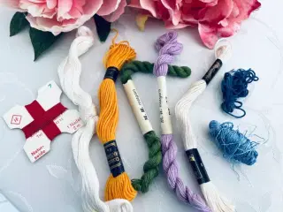 Broderigarn blandet 