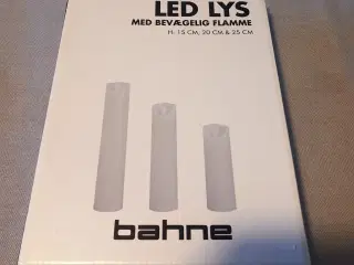 Led-lys m glimmer flamme 