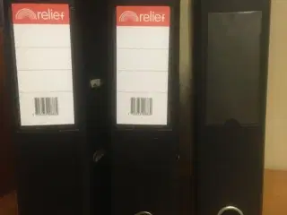 Ringbind sorte 3 stk  i alt