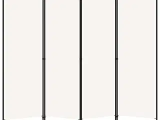 4-panels rumdeler 200 x 180 cm hvid