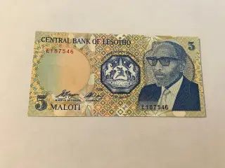 5 Maloti 1989 Lesotho