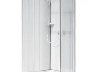 Contura Next NKH Brusekabine 90x90 cm Hvid Styren