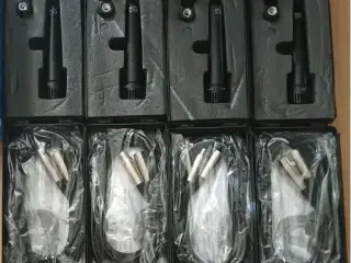8 stk the t.bone Mic kit trommer + Kabel