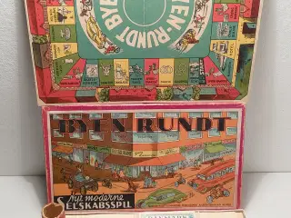 "Byen Rundt" Vintage spil fra Adolph Holst nr.4028
