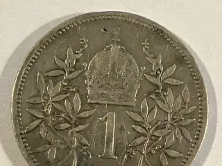 1 Korona 1894 Austria - Bemærk skade på front