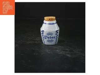 Søholm Peber krydderikrukke med korklåg  (str. 9x6 cm)