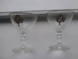 2 cocktail glas