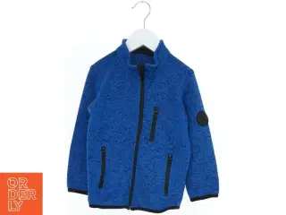 Blå fleece jakke med lynlåse fra VRS (str. 104)