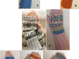 Håndstrikkede pulsvarmere i 100% superwash uld