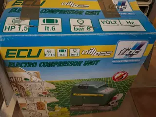 Oliefri elektrisk luftkompressor