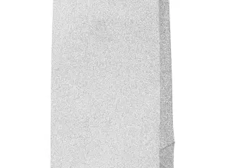 Papirposer, H: 17 cm, str. 6x9 cm, 120 g, sølv, 8stk./ 1 pk.