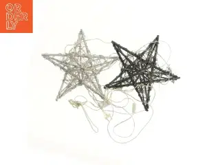 Stjerner med LED-lys (str. 36 cm)