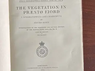 Sigurd Olsen: The Vegetation in Præstø Fjord