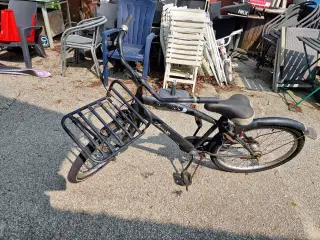 Cykel med lad budcykel