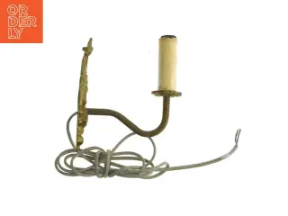 Vintage væglampe med ledning (str. 15x15 cm)