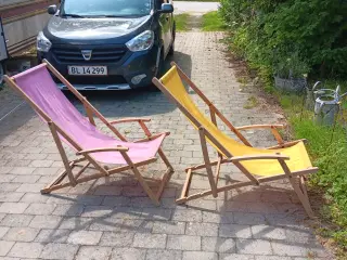 Liggestole de ægte retro.