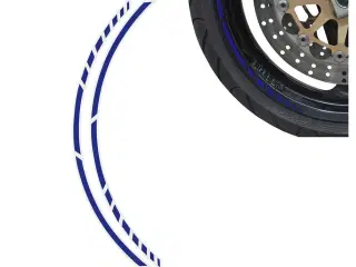 Fælgbånd til MC blue