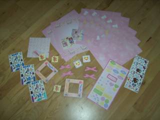 SCRAPBOOKING: baby-pige album