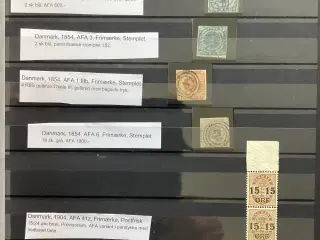 Danske frimærker, flot samling i en god kvalitet