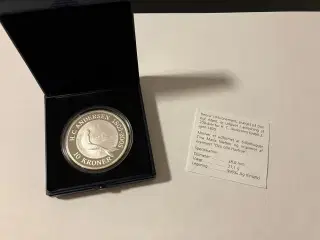 10 Kroner HC Andersen "Den Lille Havfrue" 1 oz Sølvmønt