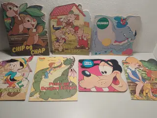 7 stk Walt Disney profilbøger fra 1970´erne. 