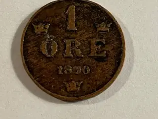 1 øre 1890 Sverige