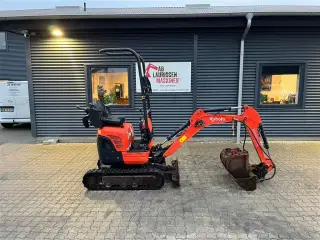 Kubota U10-3 1100kg maskine med 3 skovle.