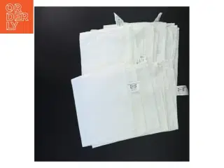 Hvide stof servietter fra IKEA (str. 37x38 cm)