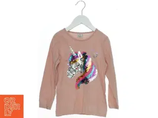 Langærmet t-shirt med enhjørning fra Lindex (str. 110)