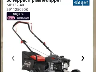 Plæneklipper sælges, aldrig brugt eller samlet 