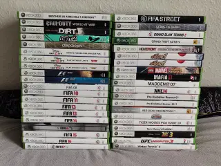 Blandede XBOX 360 Spil - (Se Beskrivelsen)