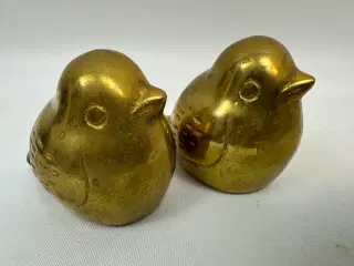 To vintage messing spurve