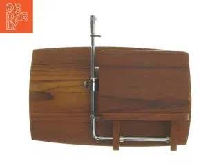 Teak træ Skærebræt med osteskærer (str. 15x25,5 cm)