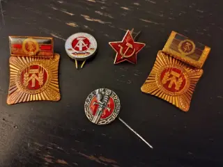 Øst Tyskland og Sovjetunionen medalje 