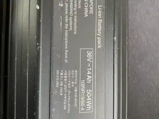 Næsten ny Shimano Cykellader & Batteri 