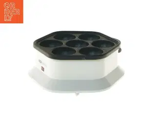 Elektrisk æbleskiveapparat fra OBH (str. 21x7 cm)