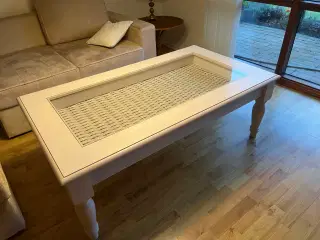 Sofabord med glasplade