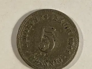 5 Pfennig Germany 1914