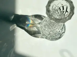 Krystalvase m harlekinslibninger