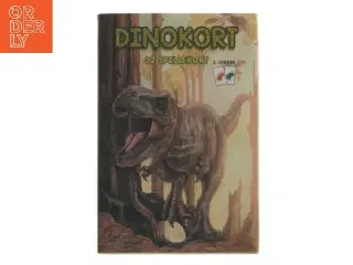 Dinosaur spillekort fra Max Toys (str. 10x7 cm)
