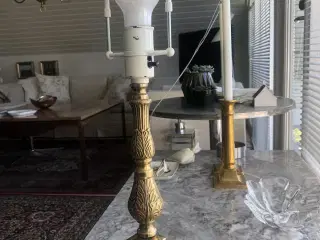 Vintage bordlampe i bronze