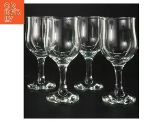 4 stk vinglas (str. 4 stk Ø 7,5 cm længde 17 cm)