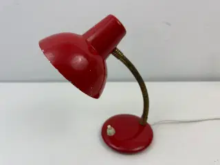 Retro bordlampe, rød