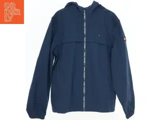 Mørkeblå jakke med hætte fra Tommy Hilfiger (str. 152)