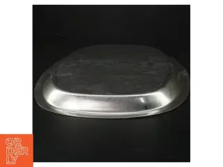 Rustfrit stål serveringsbakke (str. 37 x 26 cm)