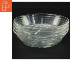 Fire glas skåle/assietter fra Rosendahl (str. 4 stk 15,5 cm)