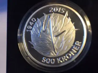 5oo kr. mønt i sølv